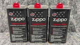 Lot of 3 NEW Zippo Lighter Fuel Fluid 12 oz / 355 ml  (12FC-Z) - $17.99