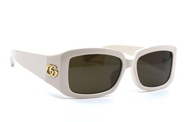 New Gucci GG1403SK 004 Ivory Brown Authentic Sunglasses 54-16 - £251.44 GBP