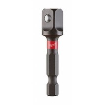 Milwaukee Tool 48-32-5031 Shockwave Hex Drive Socket Adapter, 1/4 In Input - £14.27 GBP