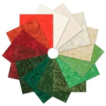 5&quot; Charm Pack - Batiks Prisma Dyes Holiday Colorstory Cotton Fabric M201.20 - £11.77 GBP