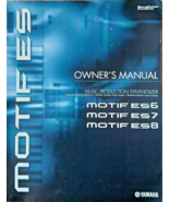 Yamaha Motif ES6 ES7 ES8 Workstation Keyboard Original Large Owner&#39;s Man... - $1,026.05 MXN