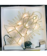 Kurt Adler 10-Inch Capiz Angel with Twisted Wire Treetop - $21.05