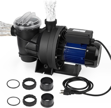 1200W/115V, 6075GPH &amp; High Flow, Powerful Primming Swimming Pool Pumps with Fil - £187.35 GBP