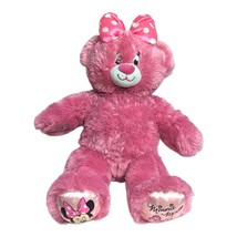 Build A Bear Disney Minnie Mouse 16&quot; Teddy Bear Plush w/ Polka Dot Bow - £15.60 GBP