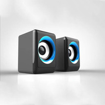 Portable Speaker Usb Multimedia Powered Wired Mini Surround Subwoofer Output - £15.14 GBP