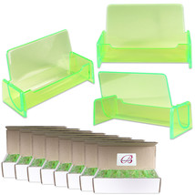 100Pc Hq Acrylic Plastic Business Name Card Holder Display Stand (Clear ... - £68.72 GBP