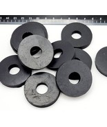 1/2&quot; ID Rubber Flat Washers  1 1/2&quot; OD  1/4&quot; Thick Spacers 1/2 x 1 1/2 x... - £8.77 GBP+