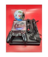 Sony PlayStation 4 Slim 500GB Console W/ 1 Controllers/Charger Cords &amp; 2... - $149.01