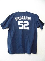 Genuine Merchandise Blue Tshirt New York Sabathia 52 Mens Size XL - $29.69