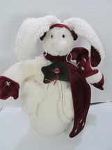 Boyds Bears Rare Retired Bath &amp; Body Works Exclusive Holiday Fleece Bunny 12&quot; - £18.74 GBP