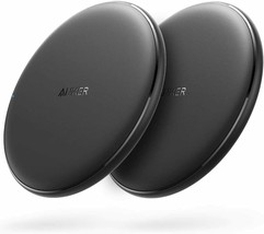 Anker Wireless Charger, 2 Pack PowerWave Pad, Qi-Certified, 7.5W for iPhone 12 - £27.84 GBP