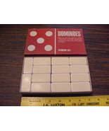 Vintage Puremco White Dominoes Original Box - €45,59 EUR