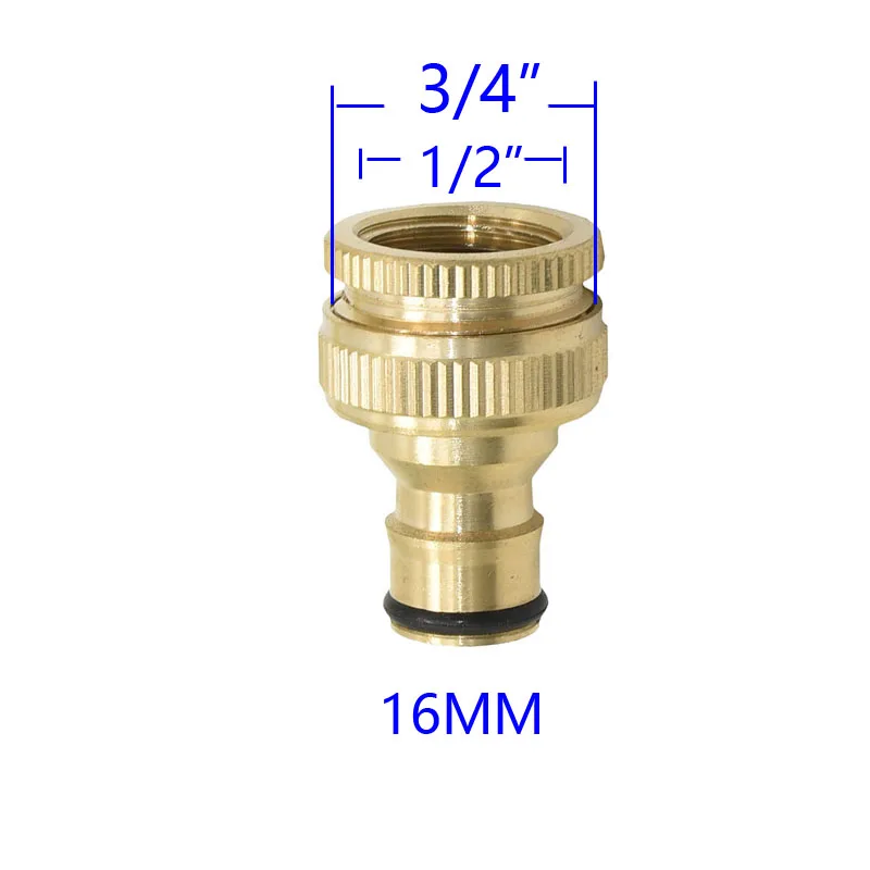 House Home 1/2&quot; 3/4&quot; 1&quot; Thread BrA Quick ConAtor Garden Watering Adapter Drip Ir - £19.71 GBP