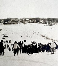 Winter Sports And Oxford River Maine 1924 Gravure Print New England DWT8B - $380.56 MXN