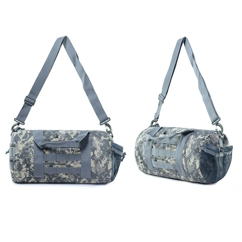 Military Barrel Duffel Bag Tactical Molle Men Shoulder Handbag Outdoor C... - $44.12
