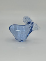 RFB Sweden Art Glass Blue Ram Figurine 3&quot; - $758.21 MXN