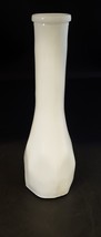Vintage Glass EO Brody White Milk Glass 8 3/4&quot; Flower Bud Vase - $19.79