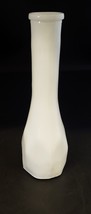 Vintage Glass EO Brody White Milk Glass 8 3/4&quot; Flower Bud Vase - £14.80 GBP