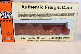 HO Scale Con-Cor, 54&#39; Mill Gondola, Union Pacific, Brown #30813 - 009021 Kit - £23.97 GBP