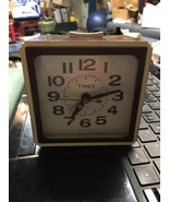 Vintage GE General Electric Alarm Clock Wood Grain Electric Retro Ivory ... - €13,05 EUR