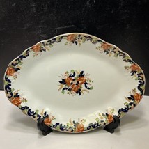 Majestic Oval Platter 12.5&quot; John Maddock Sons Royal Vitreous England - $29.70