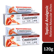Counterpain New Relieves Muscular Aches And Pain Analgesic Balm 120G x 2... - $20.30