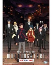 Mononogatari Vol.1-12 End English Subtitle All Region Dvd Ship From Usa - £20.25 GBP