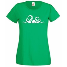 Womens T-Shirt Scary Octopus Head Tentacle, Sea Creature Shirts, Animal ... - £19.35 GBP