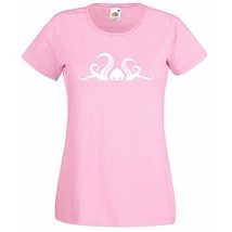 Womens T-Shirt Scary Octopus Head Tentacle, Sea Creature Shirts, Animal ... - £19.14 GBP