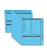 Letter Size Real Estate Listing Folder Left Pane, 50 Folders-Blue- - $66.55 CAD