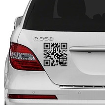 (39'' x 39'') Custom Personalized One Color QR Code Vinyl Decal / Quick Respo... - £36.48 GBP