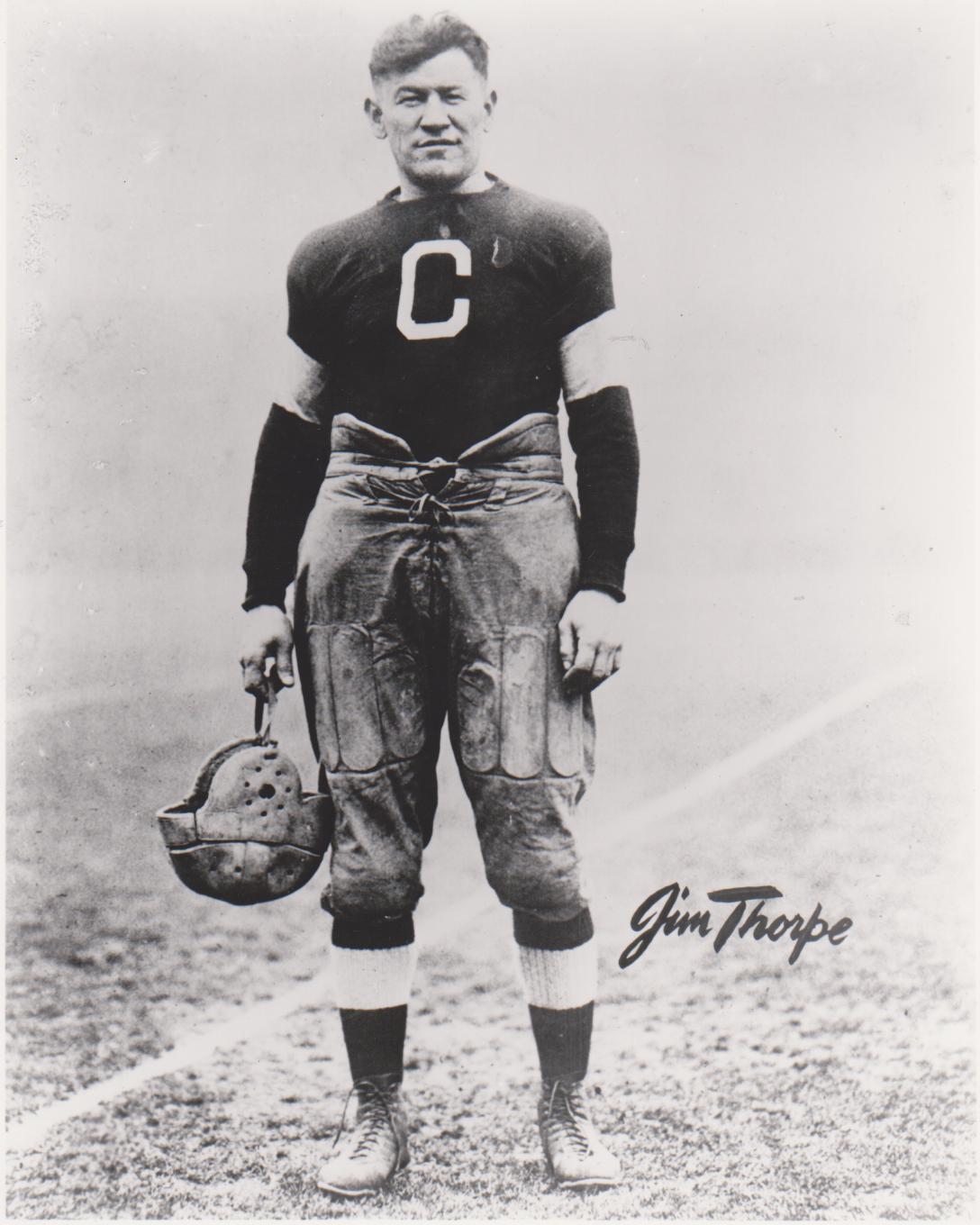 Jim Thorpe Olympics Native American Vintage 11X14 BW Football Memorabilia Photo - $14.95