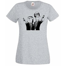 Womens T-Shirt with Winnie the Pooh Tiger in Pulp Fiction Style, Cartoon tShirt - £18.31 GBP