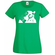 Banksy Monkey With Headphones Womens T-Shirt / Street Art Graffiti Shirt - £19.34 GBP