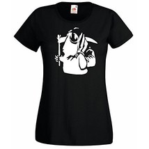 Womens T-Shirt Banksy Street Art Graffiti, Death Happy Smile Face, Braid Tshirt - £19.15 GBP
