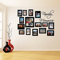 (79&#39;&#39; x 57&#39;&#39;) Vinyl Wall Decal Picture Frames Design / Family Memories Photos... - £95.50 GBP