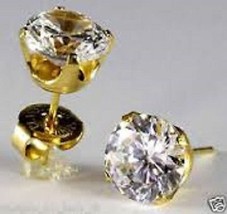 Studex System 75 ear piercing studs instrument cubic zirconia 24k gold p... - $54.00