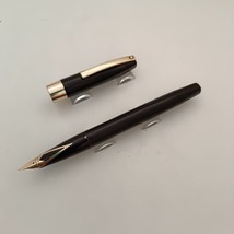 Vintage Sheaffer Imperial Touchdown Black Fountain Pen - Made in USA - £77.94 GBP