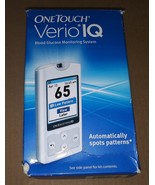 OneTouch Verio IQ diabetic testing meter plus accessories - $49.99