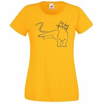 Womens T-Shirt Cute Relaxed Cat Quote Got Cats?, Funny Kitty TShirt Kitten Shirt - $24.49