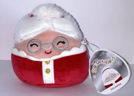 SQUISHMALLOWS Nicolette Mrs Claus 4.5&quot; Holiday Squad Christmas Mrs Santa... - £11.87 GBP