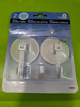 2 Pack Suction Cup Hooks, Wreath Hanger, Kitchen Towel Hooks Removable W... - $12.00
