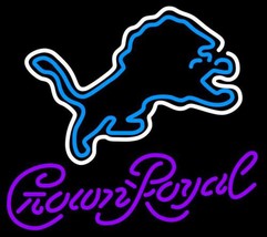 Crown Royal NFL Detroit Lions Neon Sign - £558.74 GBP