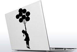 ( 5&#39;&#39; x 12&#39;&#39;) Banksy Vinyl Wall Decal Escapism Stunning Girl with Balloo... - $13.02
