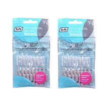 TePe Interdental Brush Original Grey 1.3 mm Soft - Pack of 8 - Set of 2  - $11.00