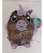 SHIMMEEZ 8&quot; MAGGIE UNICORN Reversible Sequin Plush Stuffed Animal Adorab... - $168.38 MXN