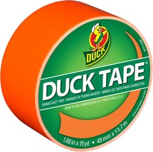Duck Brand 1265019 Color Duct Tape, Neon Orange, 1.88 Inches x 15 Yards,... - $21.07 CAD