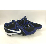 Nike Men&#39;s MVP STRIKE 3/4 Metal Baseball Cleats blue black white Sz. 13 - €30,08 EUR