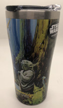 Star Wars Empire 40th Anniversary Yoda 20 oz Stainless Steel Tumbler Silver - £10.33 GBP