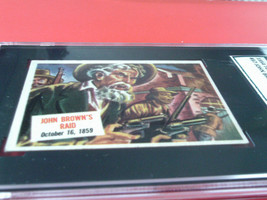 1954  TOPPS  SCOOP  #  37   JOHN  BROWN&quot;s  RAID    SGC  60   !! - £39.22 GBP